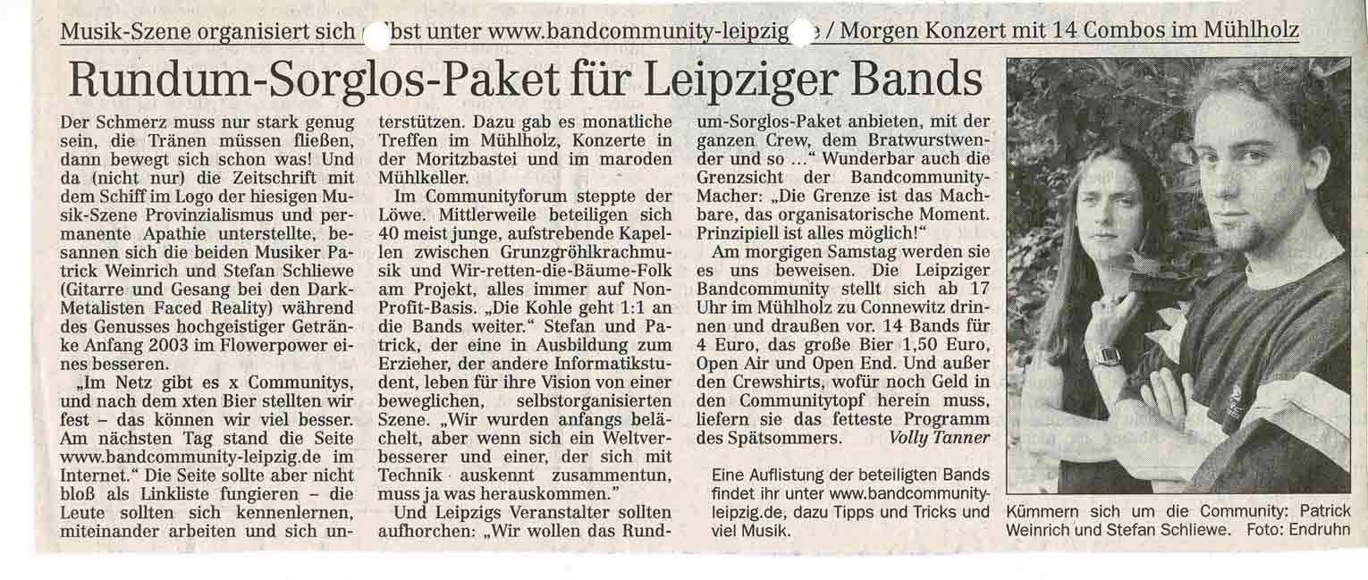 Gründung Bandcommunity Leipzig e.V.